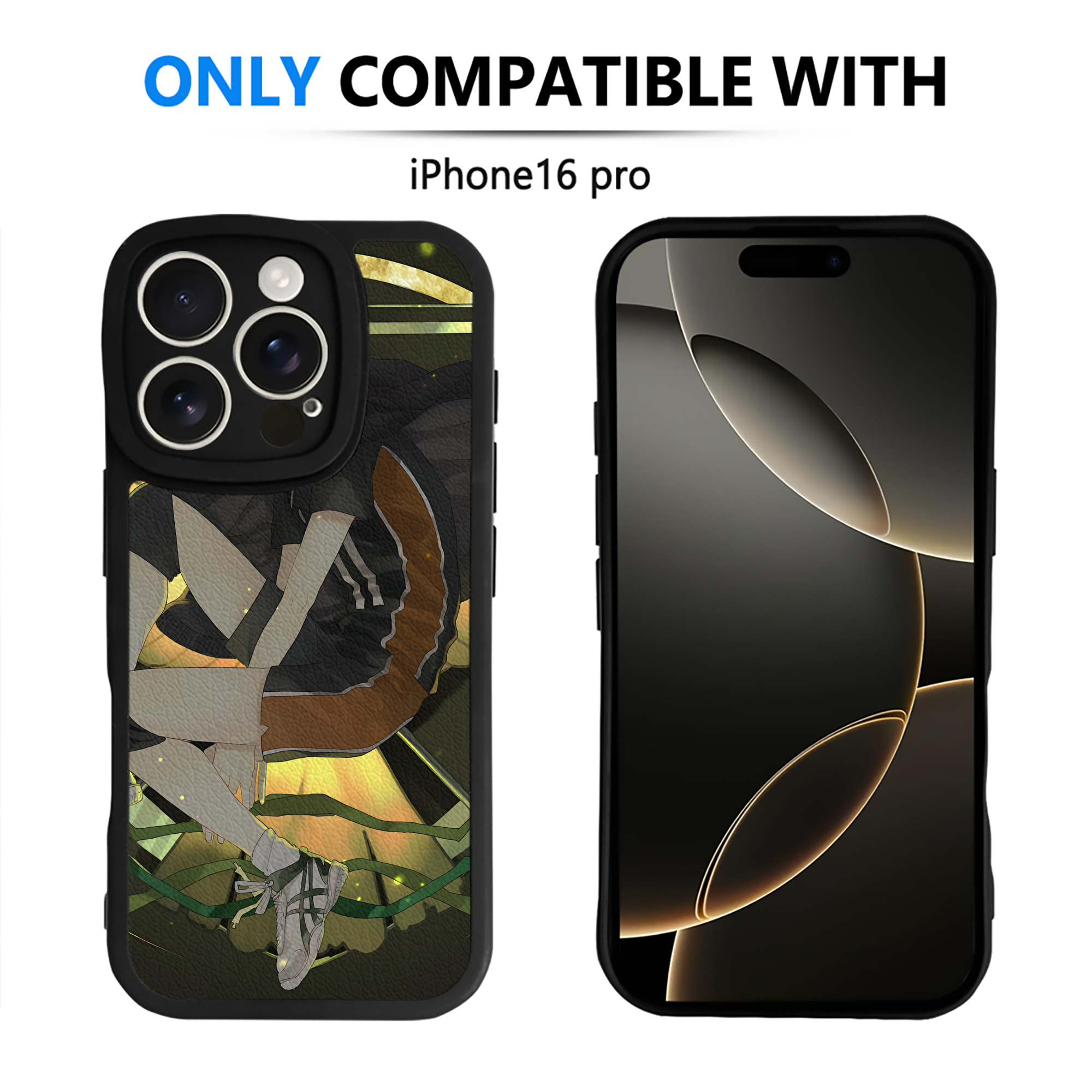 （画像用） ハイキュー!! Haikyu!! 【iPhone 16シリーズ対応】シリコンスマホケース（レザー調） 材質：シリコン
